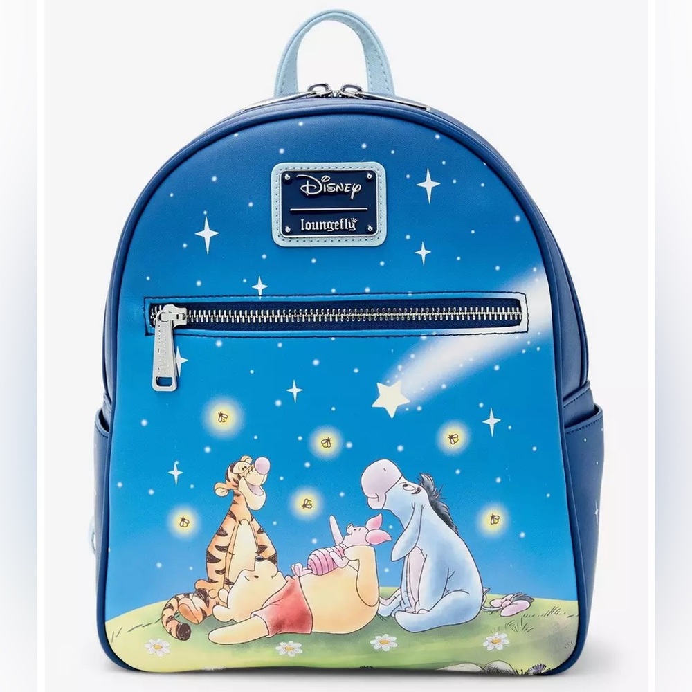 💫 Loungefly Disney Winnie the Pooh Stargazing Light-Up Mini Backpack 💫